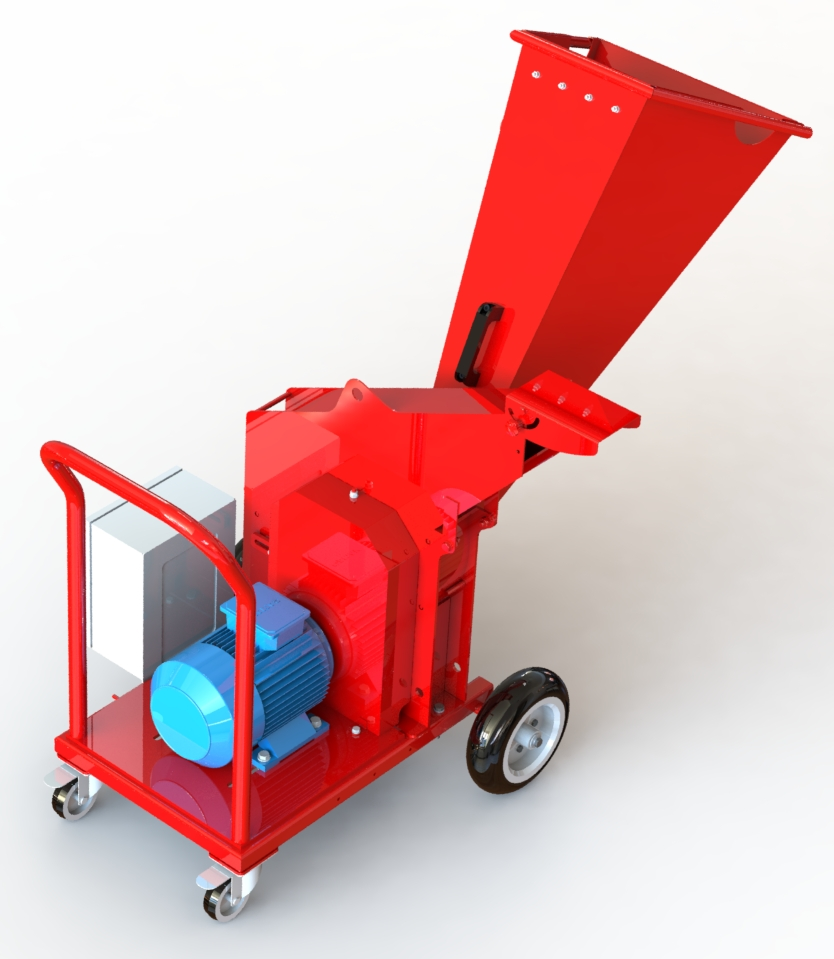 Tocător de crengi cu motor electric 3 KW - 0