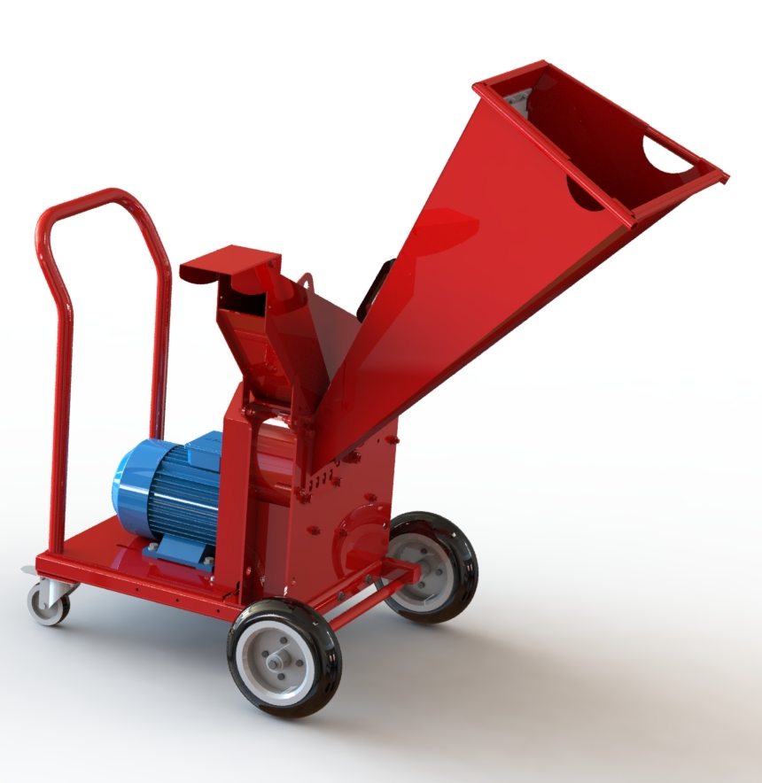Tocător de crengi cu motor electric 3 KW